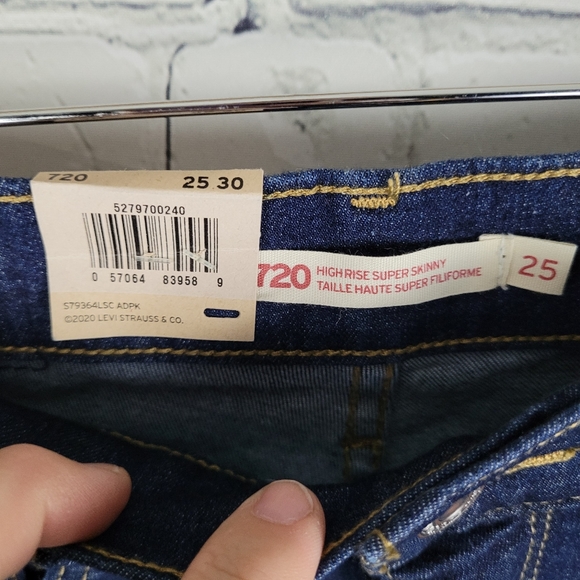 LEVI'S | 720 High Rise Super Skinny stretch jeans - Picture 6 of 10
